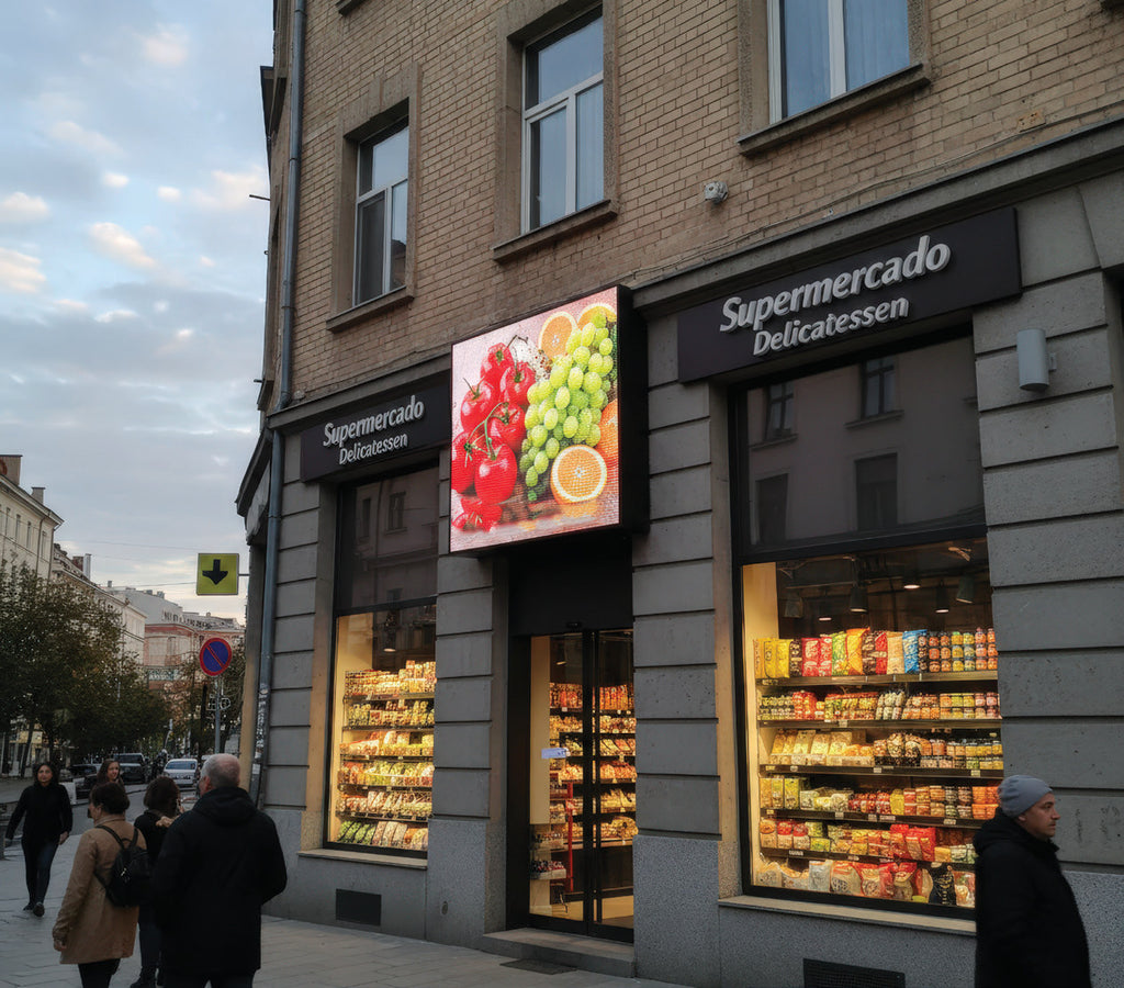 MicroSign (MS), ecran LED exterior compact P3 / P4 – imagine 1