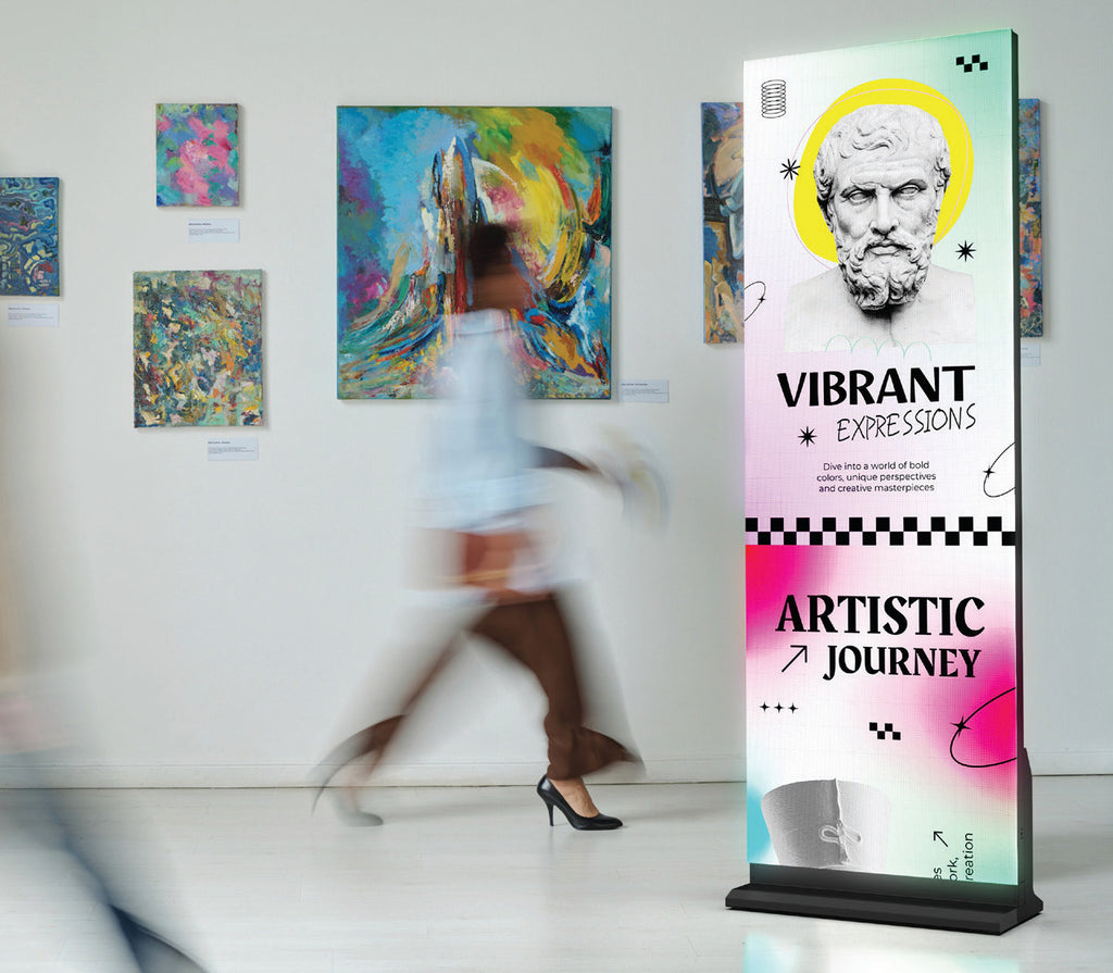 Poster digital LED (PT105), totem interior P1.8 / P2.5 / P4 – imagine 1