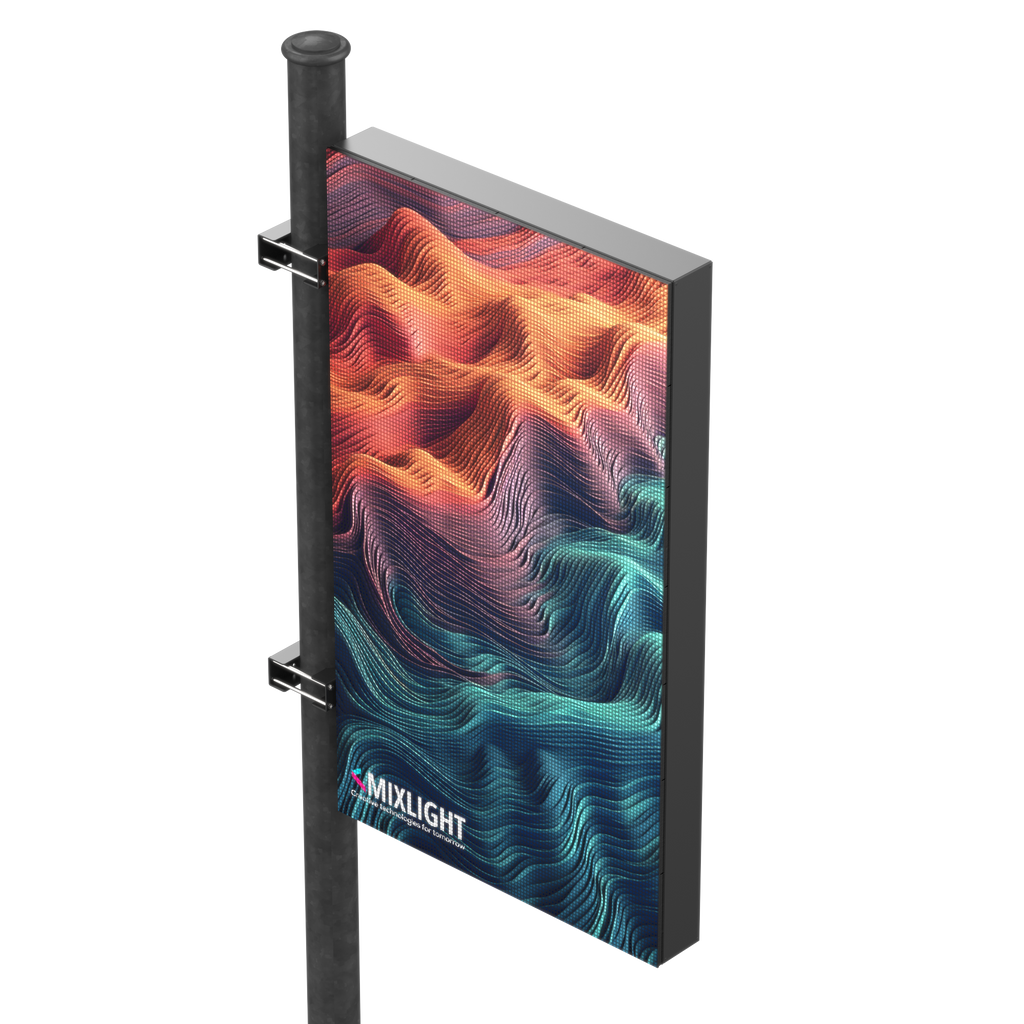 Afisaj exterior  P3 o fata pe stalp 768 x 1344mm