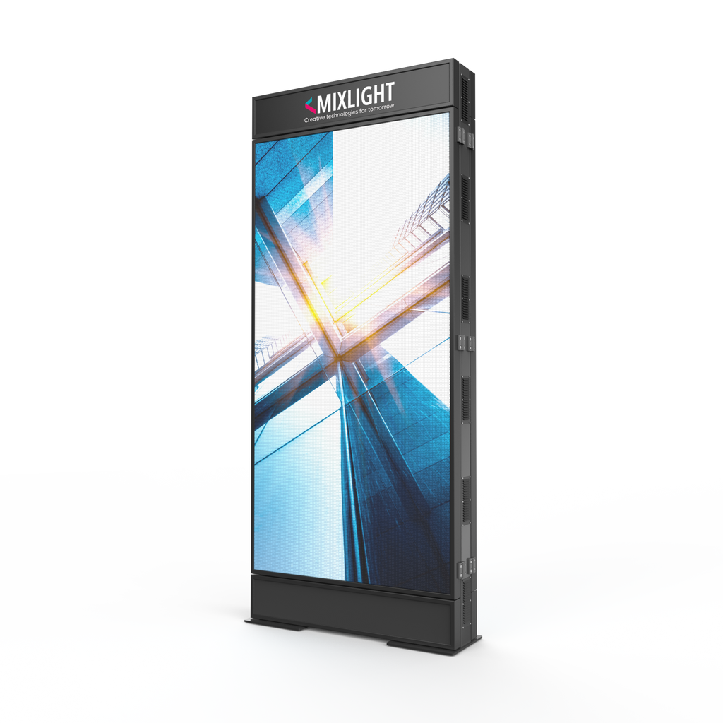 Totem LED P3 2 x 1m fata dubla si  logo